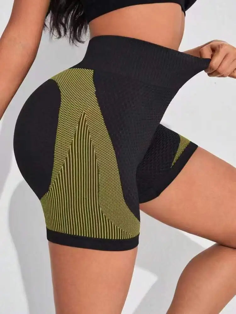 Women High Waist Workout Shorts Seamless Lifting Tummy Control/Tights Comfort Yoga Shorts
