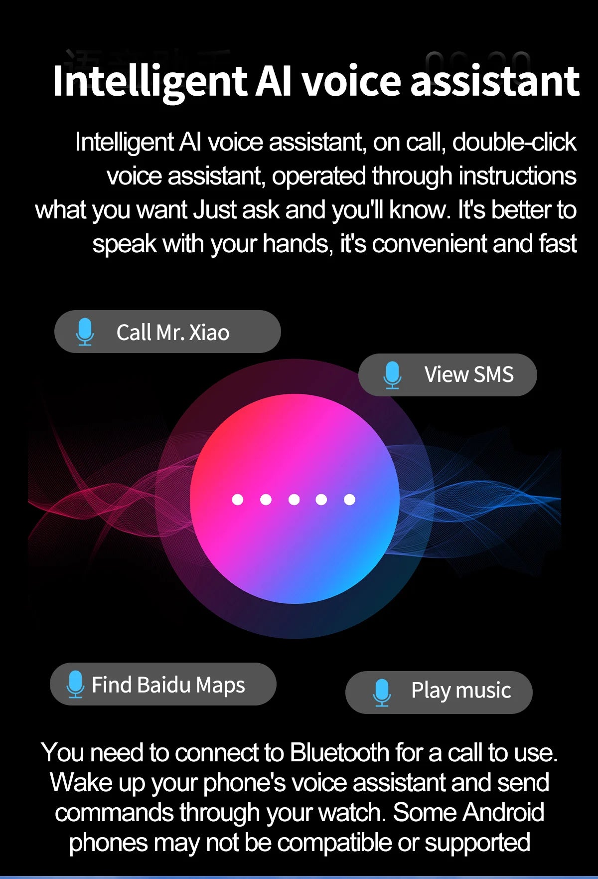 New Al Science Diagnosis Blood Lipids Uric Acid Blood Oxygen/Smart Watch Men ECG+PPG Voice Bluetooth Call Health Smartwatch