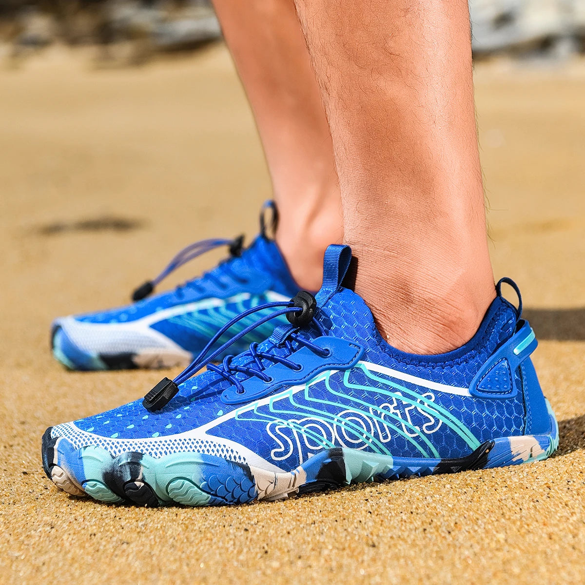 Women Quick Dry Barefoot Water Shoes, Breathable Lightweight Non Slip/Swim Surfing Diving Footwear for Outdoor River Hiking Walking