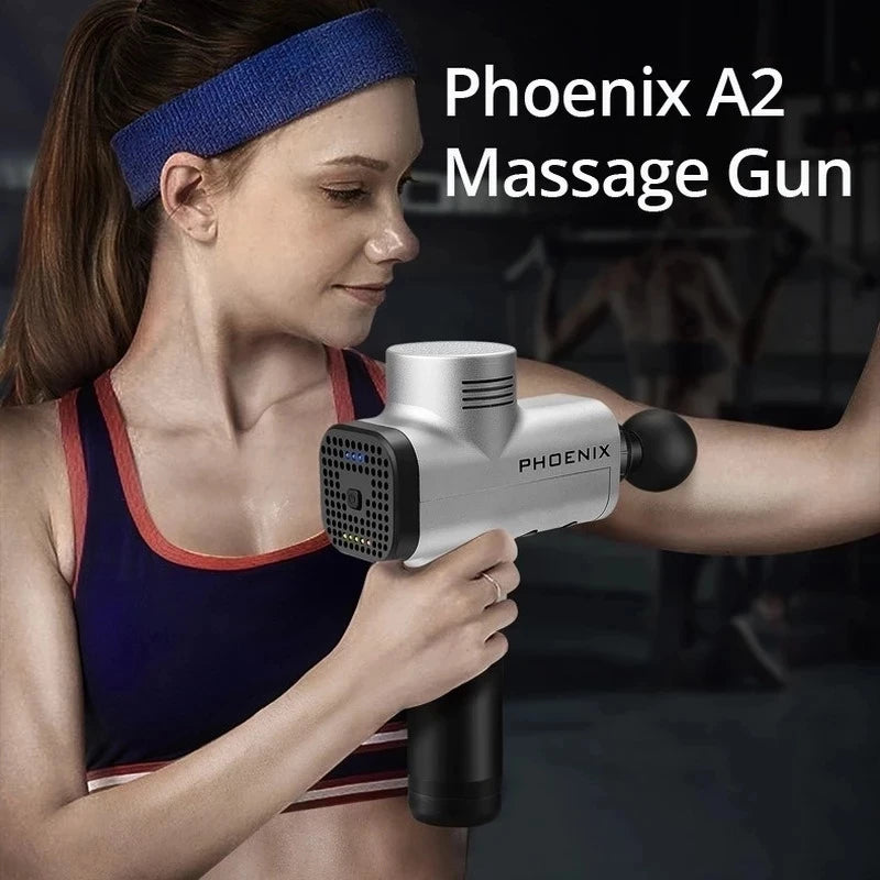 Phoenix A2 Massage Gun Deep Body Massager For Muscle Back Pain Relief/Exercising Body and Relaxation Slimming Shaping Massager