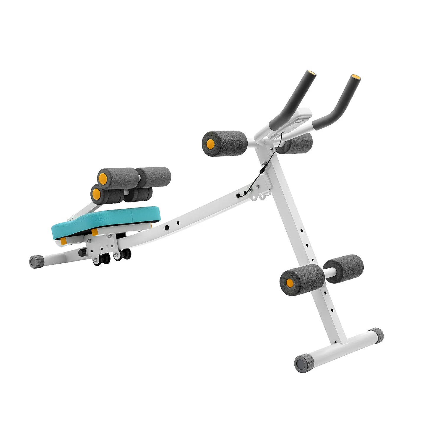 Abs Workout Equipment Sit Up Ab Machine, 264 lbs Capacity LCD Display/Home Core Training, Abdominal Crunch Machine Fitness Gear