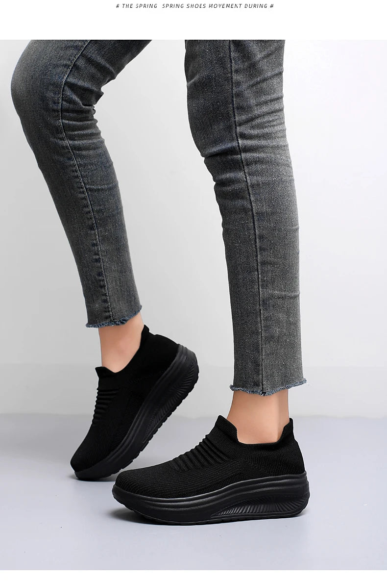 Shoes for Women Spring Autumn Breathable Fashion Platform Sneakers/Women Casual Women Shoes Loafers Walking