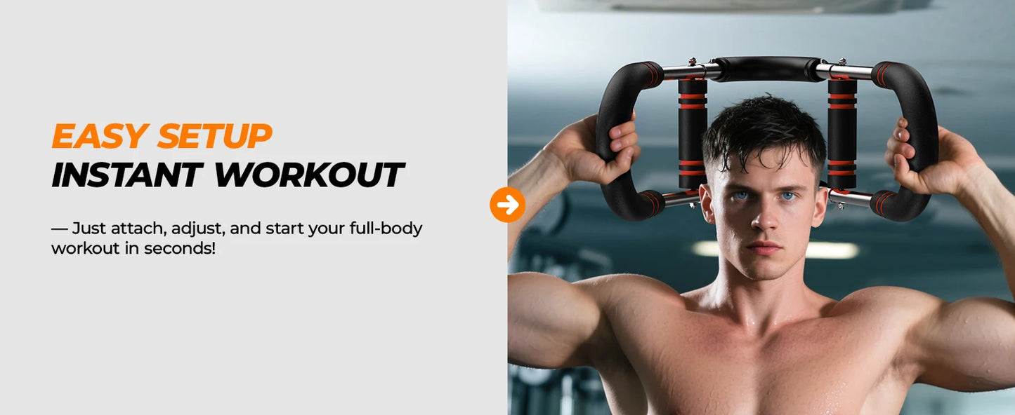 U Shape Arm Trainer Hand Gripper Non-Slip Grip 60-100lb Power/Twister Bar Fitness Equipment for Gym Home Muscle Exercise