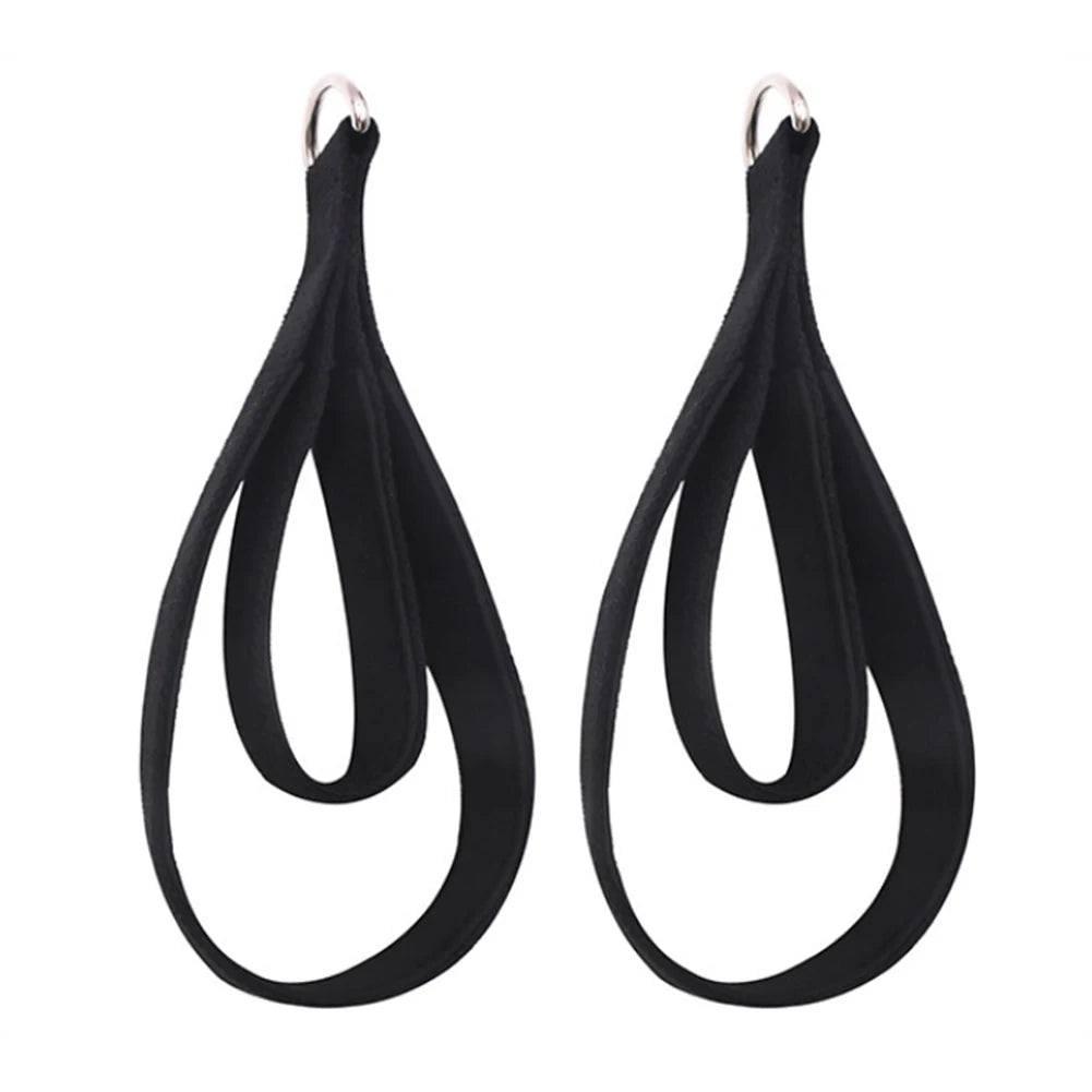 2PCS Pilates Straps Pilates Double Loop Straps Fitness D-Ring Straps/Yoga Strap Exercise Accessories for Home Gym Workouts