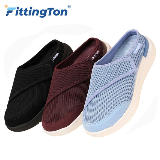Orthopedic Slippers for Women Wide Fleece Lined Clogs with Arch Support/Recovery Orthopedic Shoes Comfortable Slip-On Footwear