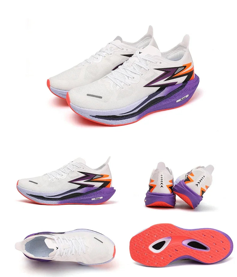 Running Shoes Carbon Board Marathon Men Sports Breathable/Lightweight Women's Comfortable Athletic Nonskid Sneakers ﻿