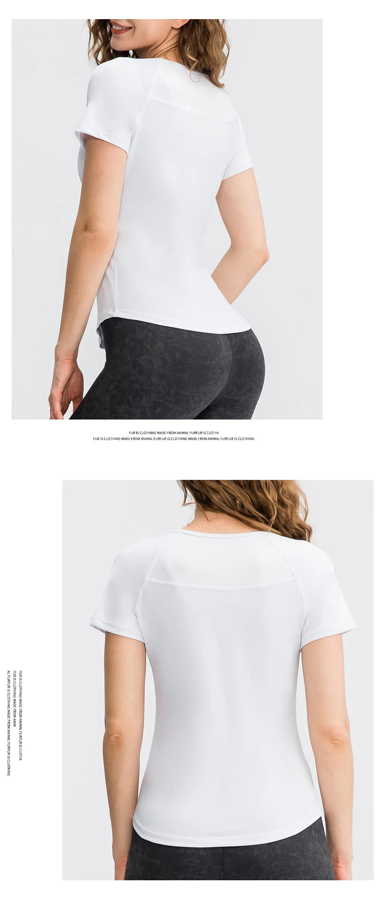Women Yoga Tops Breathable Sport Fitness Workout/Running Yoga Top Quick Dry Short Sleeve Gym T Shirt