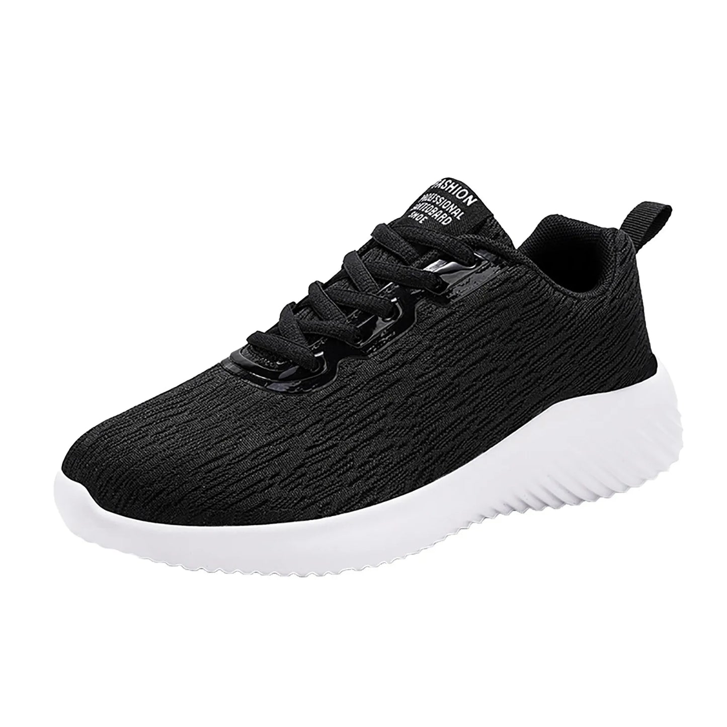 Sneakers Shoes Men Mesh Sport Shoes Lace Up Solid Color/Running Breathable Sneakers Thick Sole Platform Men's Sneakers