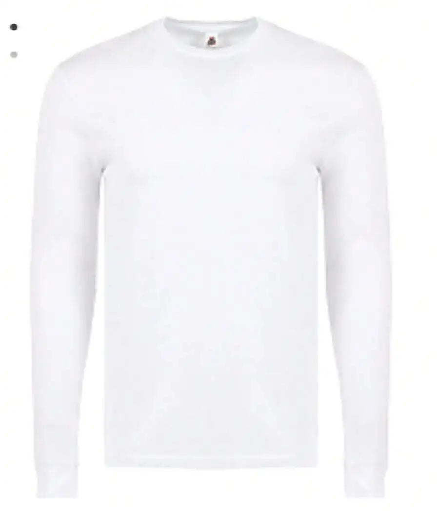 Men's Casual Round Neck Long Sleeve T-Shirt/Solid Color Comfortable Cotton Tee