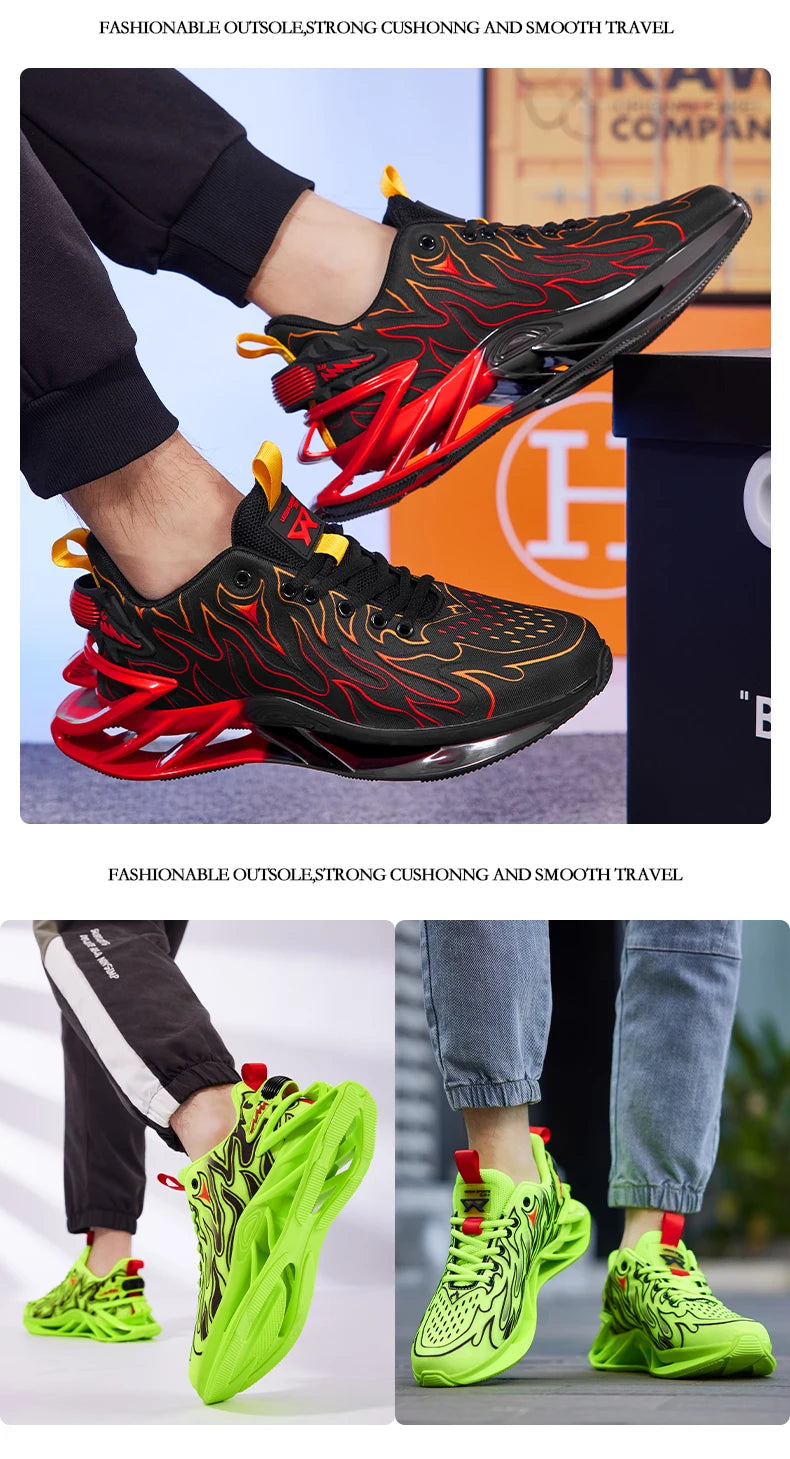 Men's Casual Breathable Sneakers Luxury Trainer Race/Fashion Running Shoes for Women Tennis Shoes