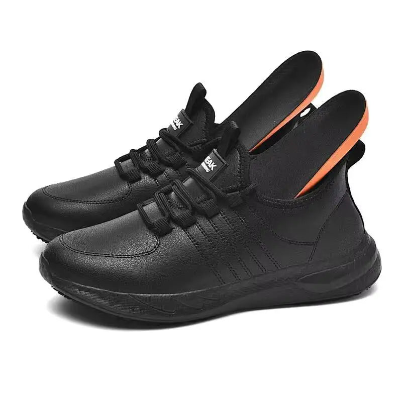 Hotel Four Season New Light Plus Size Men's Work/Waterproof Non-Slip Oil-Proof Chef Career Casual Shoes