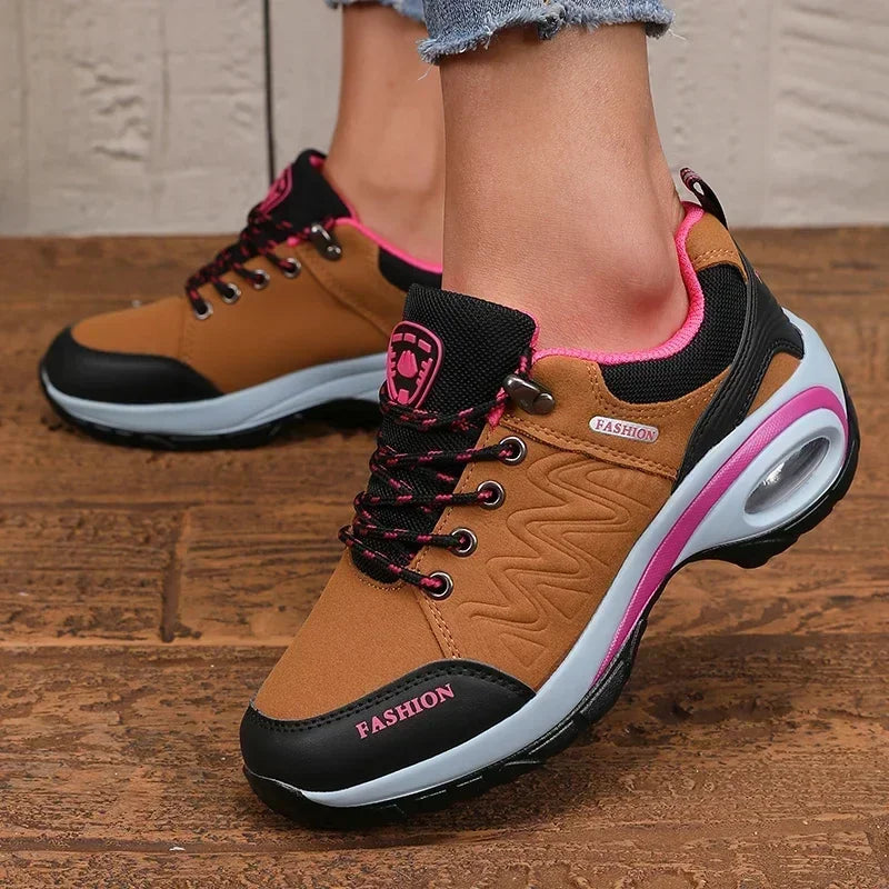New Vulcanized Women's Shoes Fashionable Luxurious Design Breathable/Platform Shoes Comfortable Outdoor Hiking Women's Sneakers
