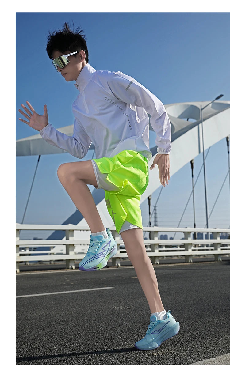 Running Shoes Carbon Marathon Men Sports Breathable/Lightweight Women's Comfortable Athletic Nonskid Sneakers