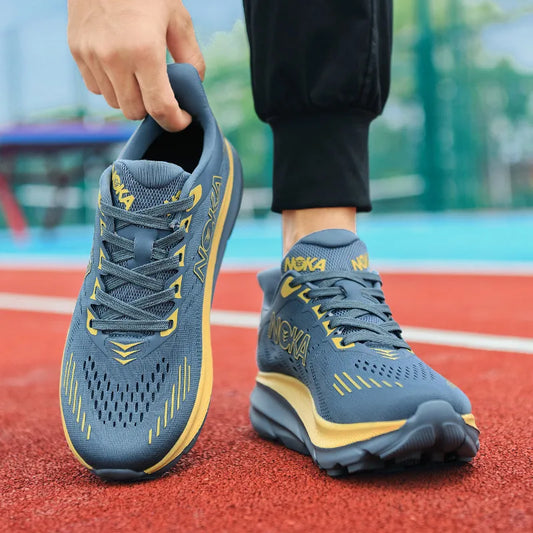 Men's Athletic Shoes with Thick Soles Offer Comfort and Breathability/Perfect for Daily Jogging and Fitness Training