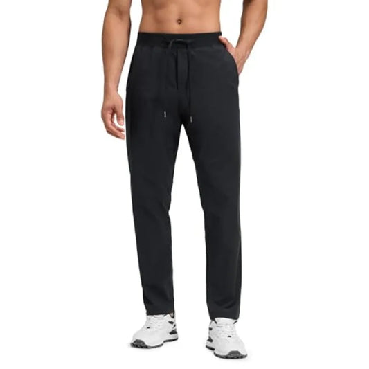 CRZ YOGA Workout Motion Pants for Men 30" Quick Dry Sweat-Wicking/Athletic Casual Daily Joggers Trouser with Pockets