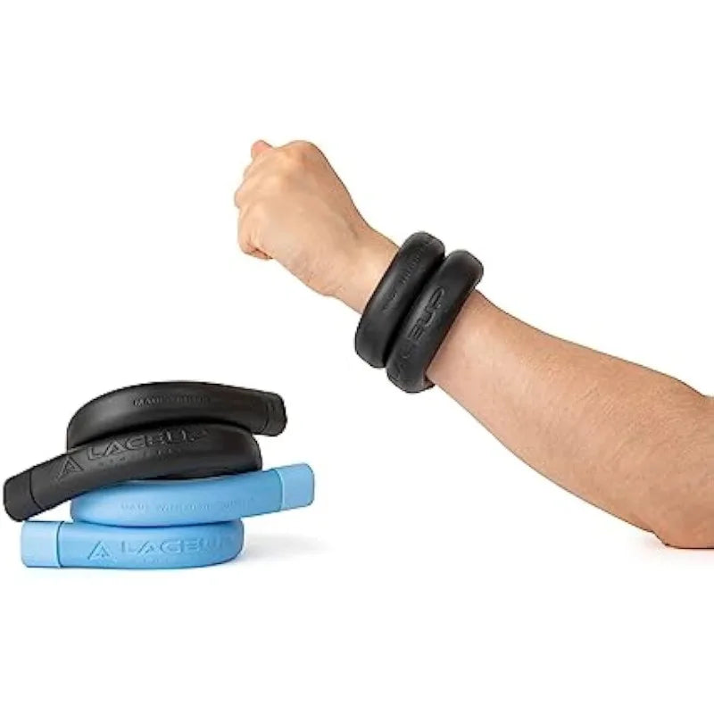 Wearable Wrist Weights 2 Pack - 1 Pound Each/Adjustable Wrist Weights Set for Walking and Yoga