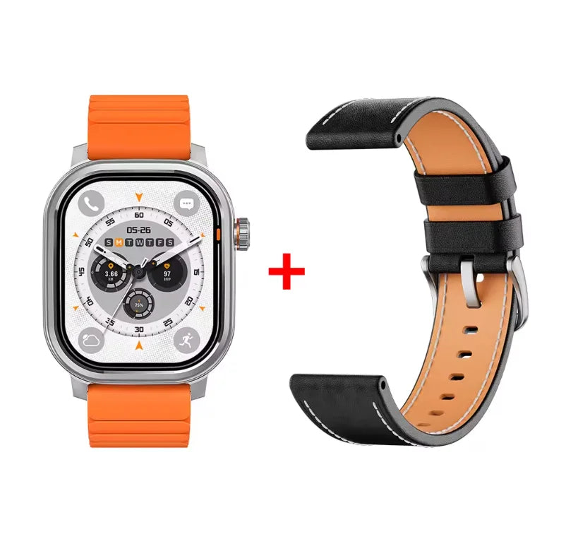 Original KOSPET PULSE Smart Watch Men Women 1.96" AMOLED BT Call/IP68 Waterproof 180 Freestyle Training Modes Fitness Monitoring