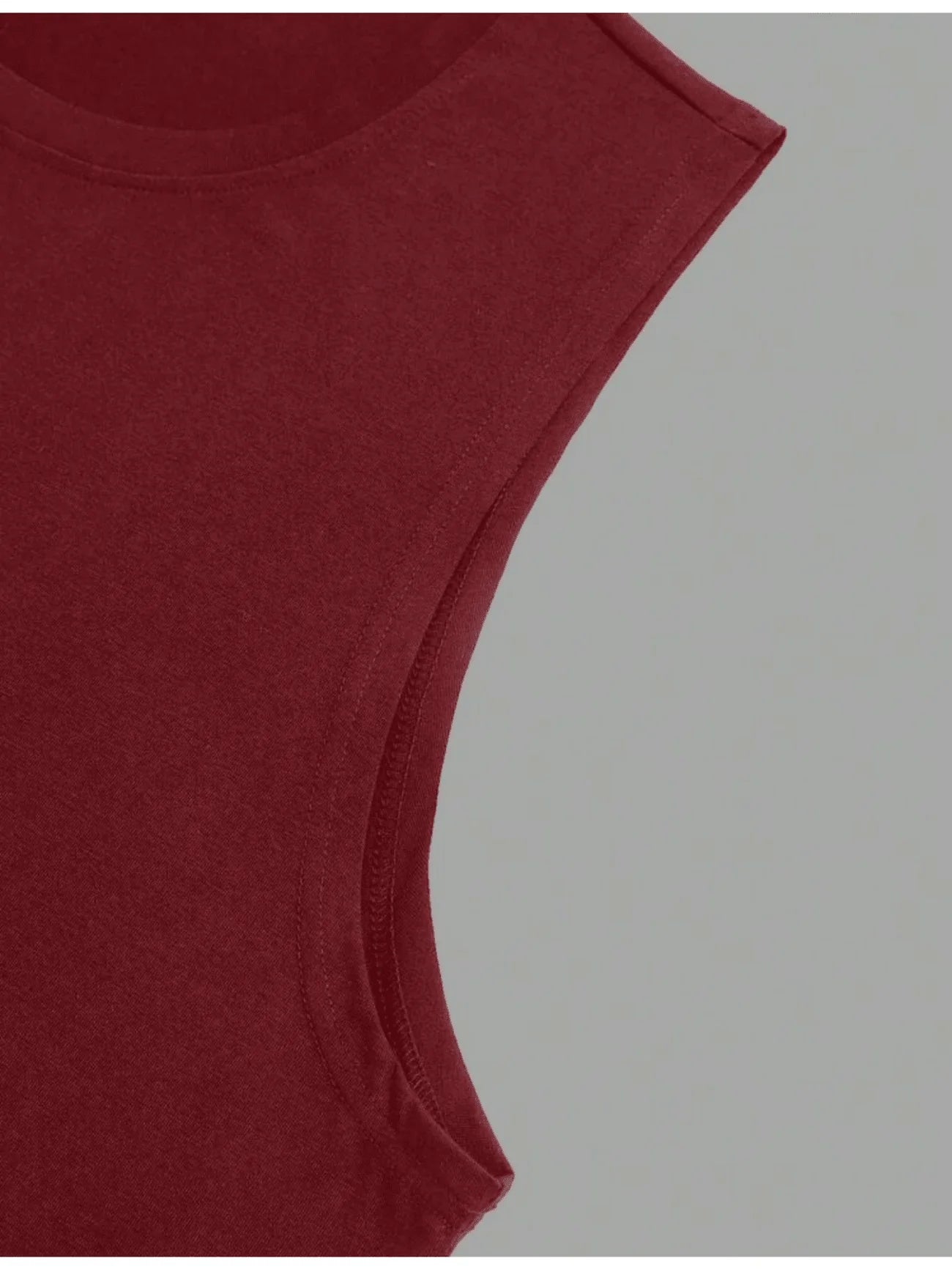 Men's White Sleeveless T-Shirt Tank Top Casual Loose Fit O-Neck/Basic Vest Summer Gym Workout Streetwear Tops