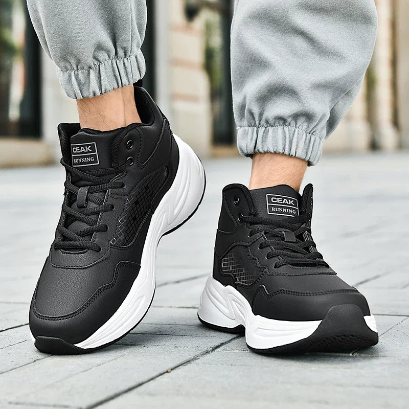 Men's high quality plus size casual sneakers Four seasons soft/sole outdoor breathable running shoes students light sports shoes