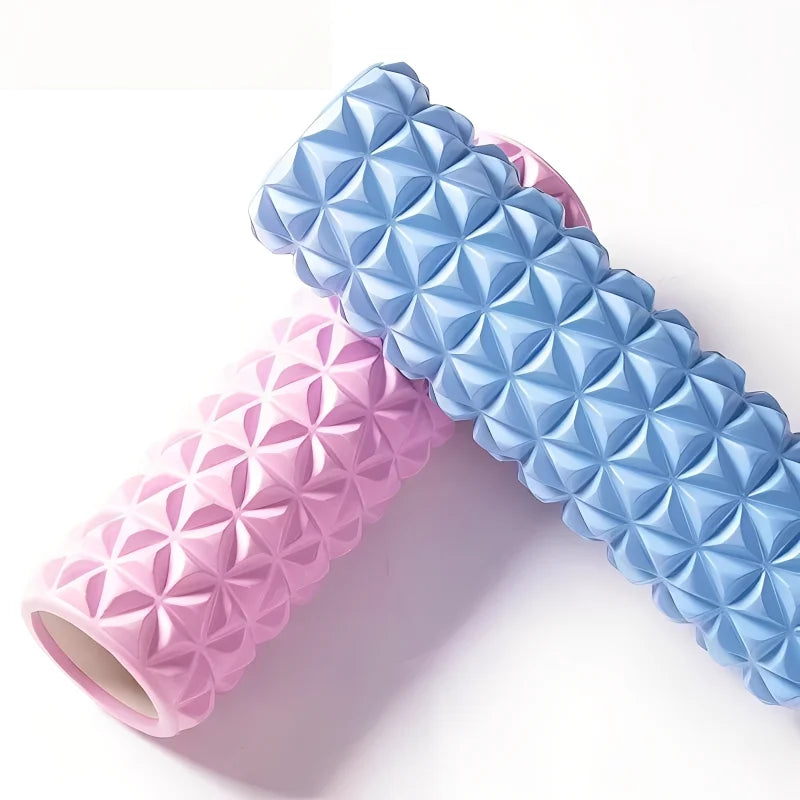 3D Diamond Foam EVA Massage Roller Hollow Yoga Column Fitness Equipment/For Muscle Physiotherapy And Sports Rehabilitation Roller