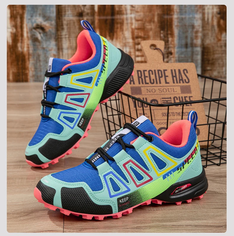 Women's Hiking Shoes Waterproof Outdoor Sports Shoes Women's Walking/Travel Sports Shoes Bicycle Sports Shoes Running Shoes
