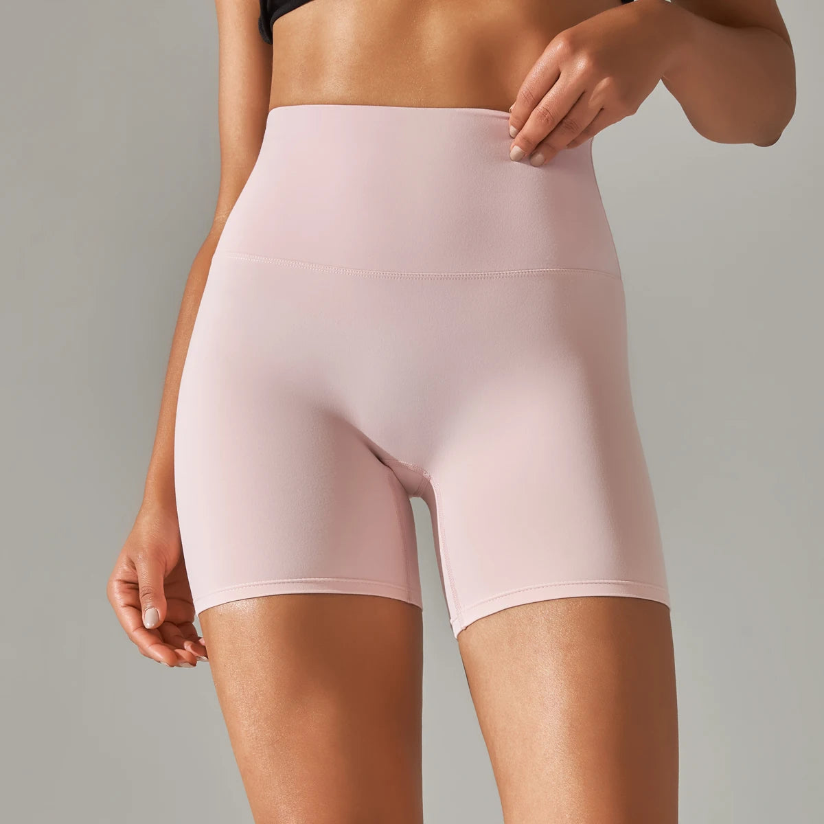 Women High Waist Breathable Yoga Fitness Shorts Stretch Sports Leggings/Running Cycling Summer Daily Workout Gym Athletic Shorts