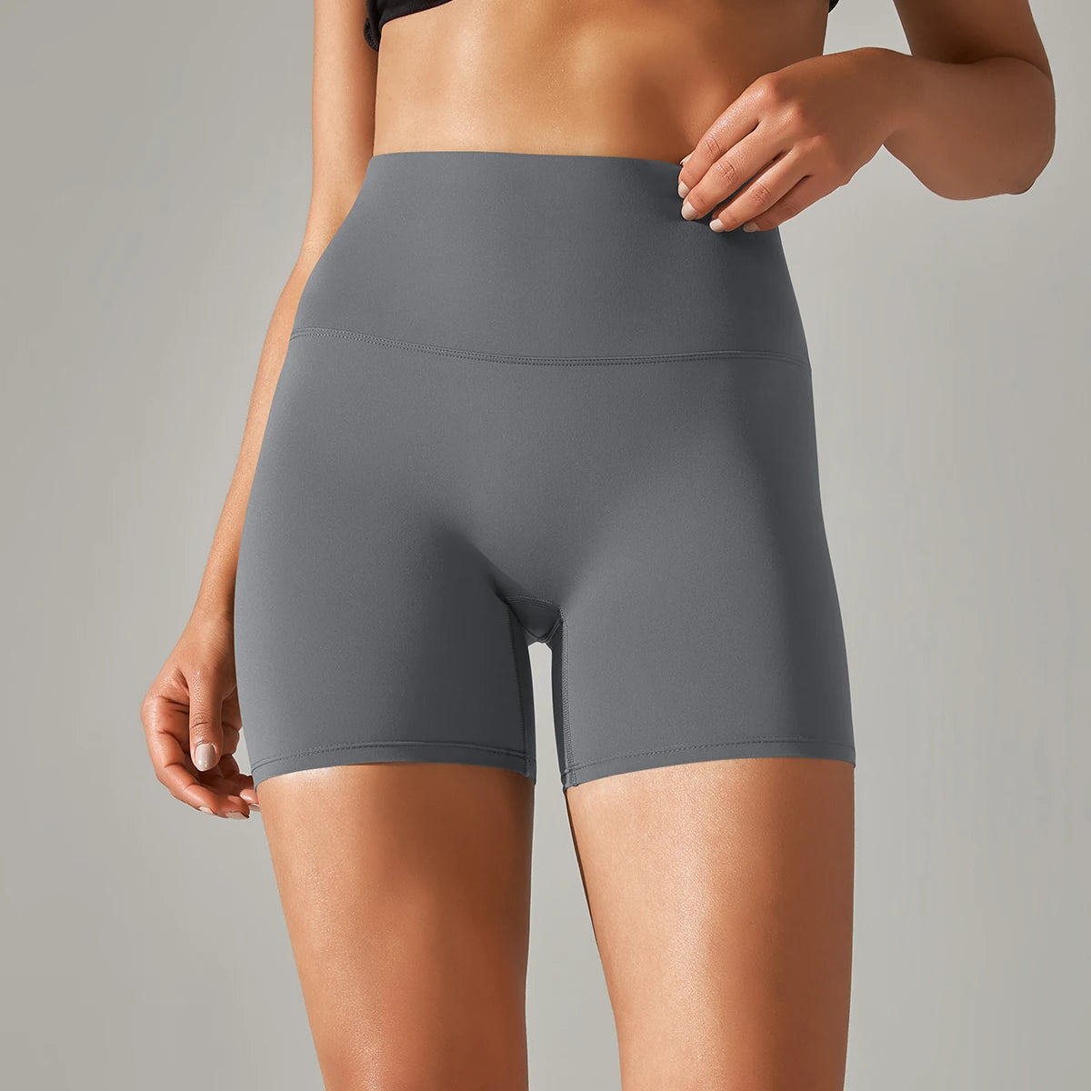 Women High Waist Breathable Yoga Fitness Shorts Stretch Sports Leggings/Running Cycling Summer Daily Workout Gym Athletic Shorts