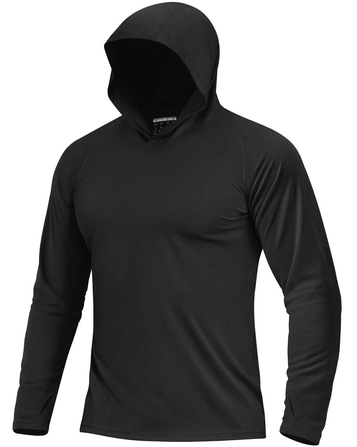 Men's UPF 50+ Sun Protection Hoodie Shirt Long Sleeve Quick Dry/Fishing Shirt Lightweight Outdoor Hiking Workout T-Shirt