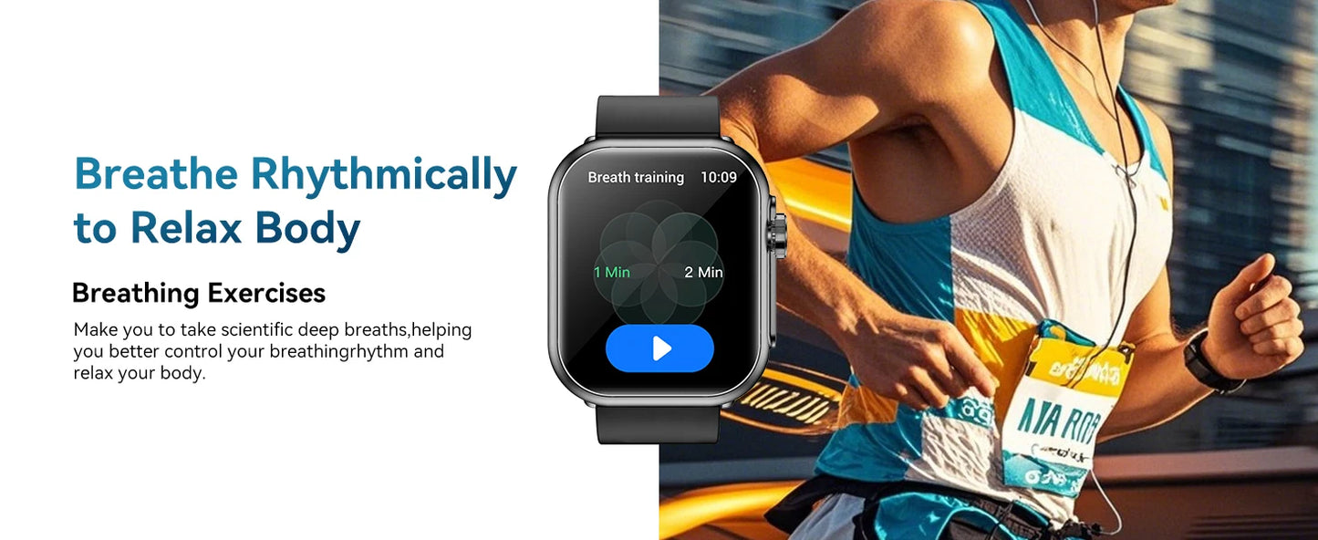 SENBONO Smart Watch for Men Women With 1000mAh Battery 100Day Standby Time/Fitness Tracker IP68 Waterproof Watch for Android iOS