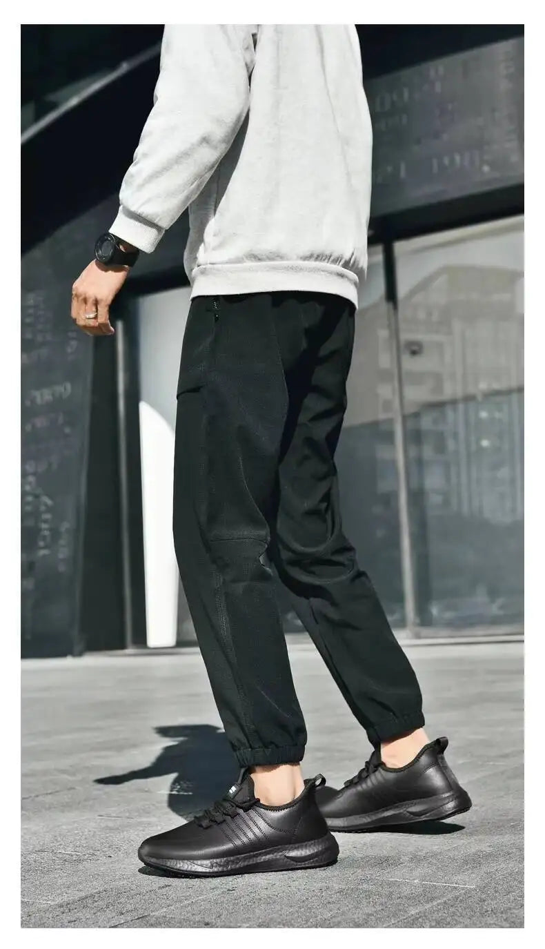 Hotel Four Season New Light Plus Size Men's Work/Waterproof Non-Slip Oil-Proof Chef Career Casual Shoes