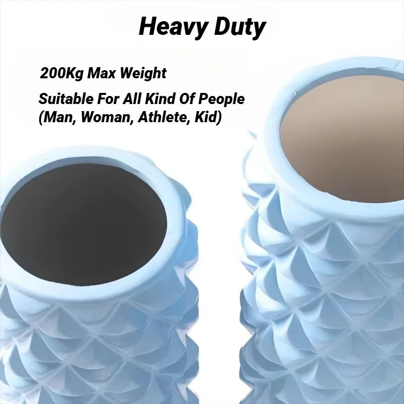 3D Diamond Foam EVA Massage Roller Hollow Yoga Column Fitness Equipment/For Muscle Physiotherapy And Sports Rehabilitation Roller
