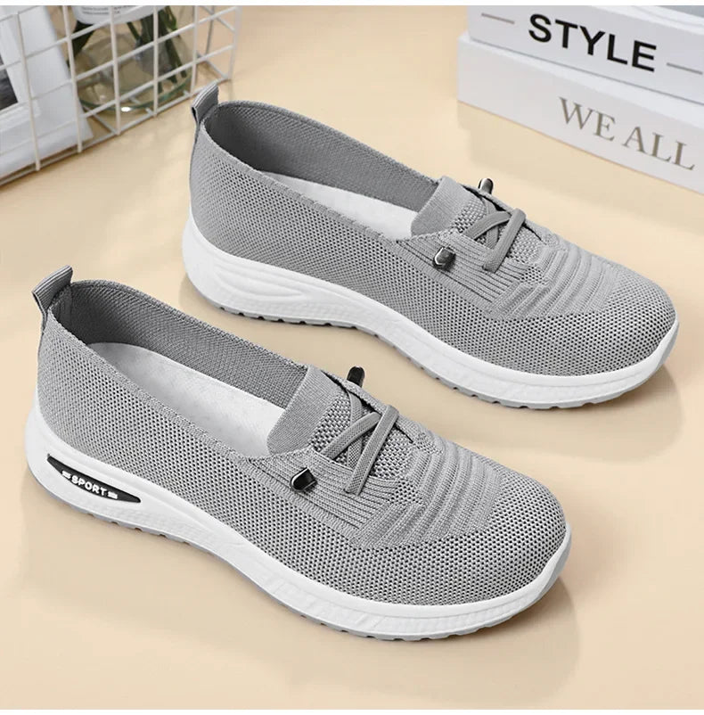 Women's Casual Shoes Fashion Breathable Walking Flat Bottom/Sports Shoes Women's Fitness Large Pink Women's Shoes
