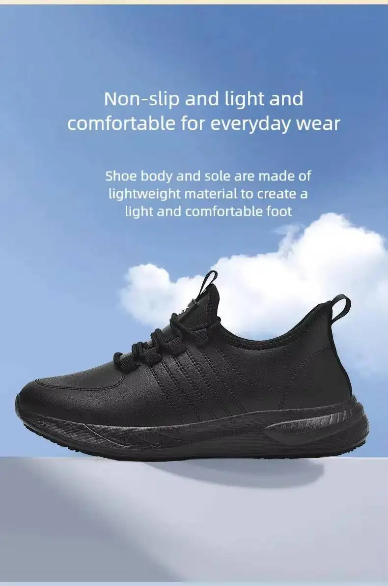 Hotel Four Season New Light Plus Size Men's Work/Waterproof Non-Slip Oil-Proof Chef Career Casual Shoes