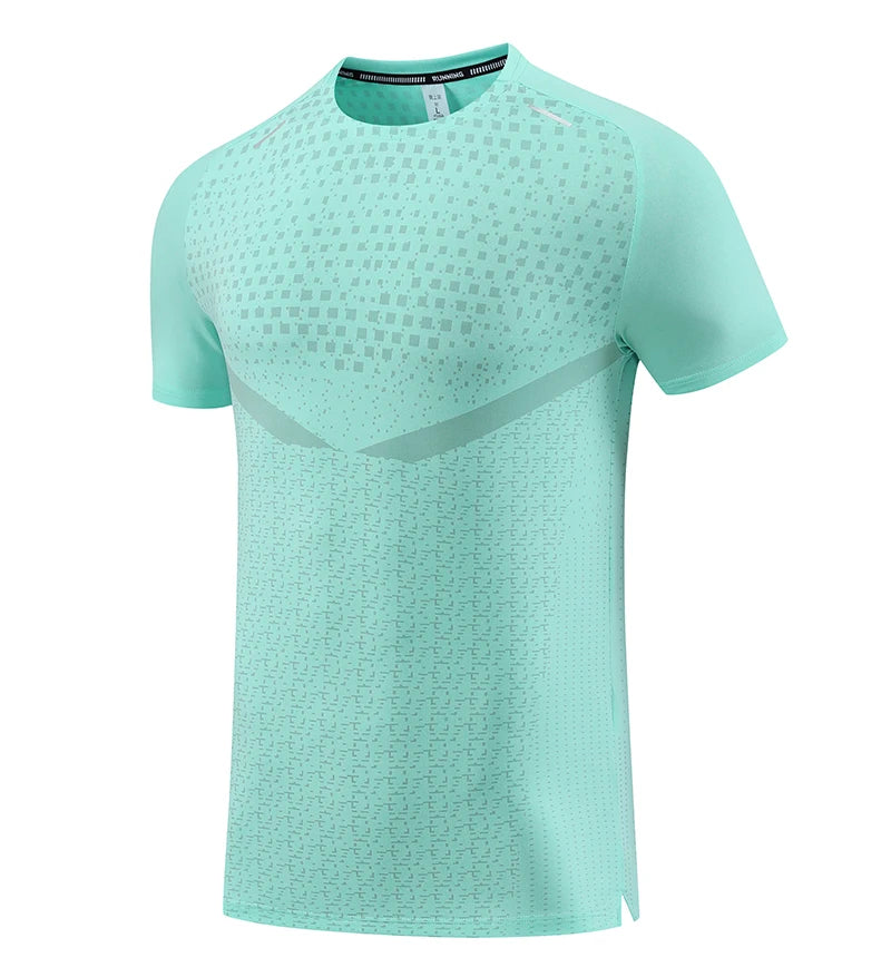 3D Print Gym Shirts Fashion Running Casual Outdoor Jogging/Breathable Workout Short Sleeves Quick Dry Training New Tee