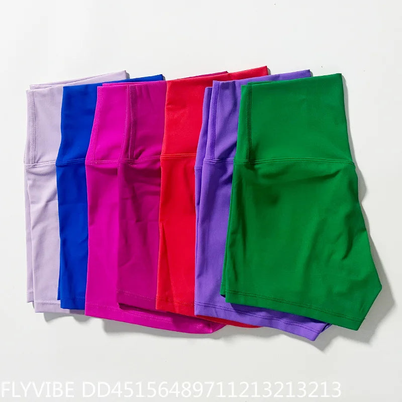 Women High Waist Biker Shorts High Elastic Slim Fit Butt Lift/Yoga Shorts For Gym Running Workout Fitness Activewear
