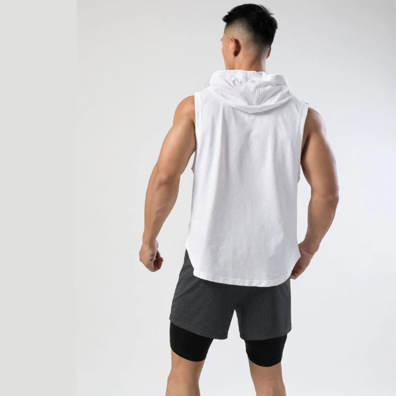 Summer Men Gym Tank Top Quick Dry Sleeveless Shirt Basketball/Running Vest Casual t-Shirts Fitness Bodybuilding Top Man Clothes