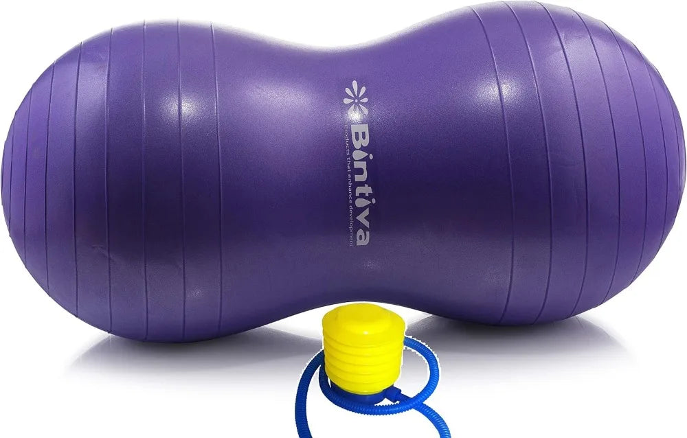 Peanut Ball for Physical Therapy Yoga, Exercise Sensory/Room Equipment for Pregnancy & Wiggle Seat