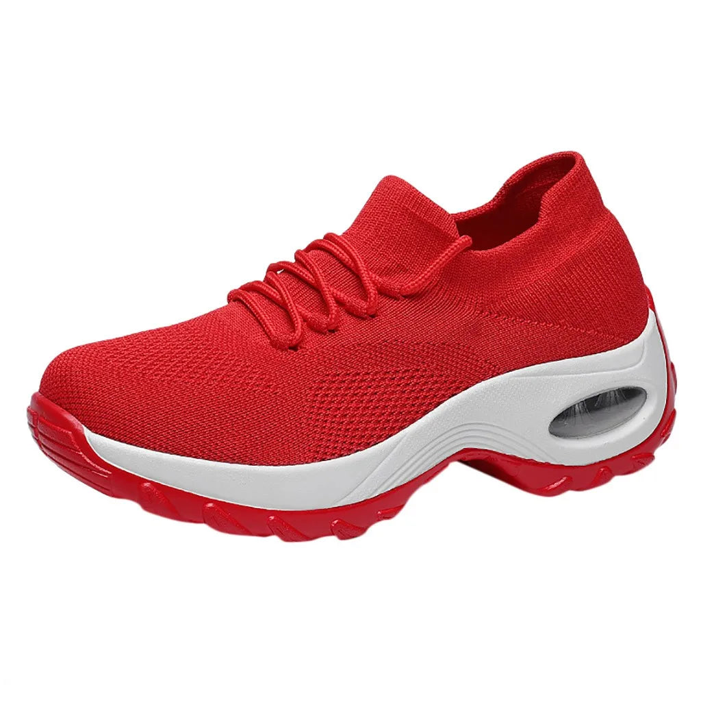 Plus Size Sneakers For Women Platform Sport Shoes Rocking Shoes/Thick Buffer Shoes Cushion Women Shoes