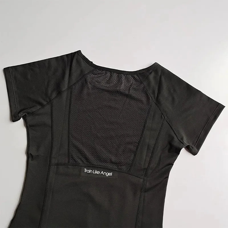 Outdoor Sports Shirt Sportswear Yoga Wear Women's Sports/T-Shirt Fitness Clothes Running Yoga Top Female Workout Tops T-shirt