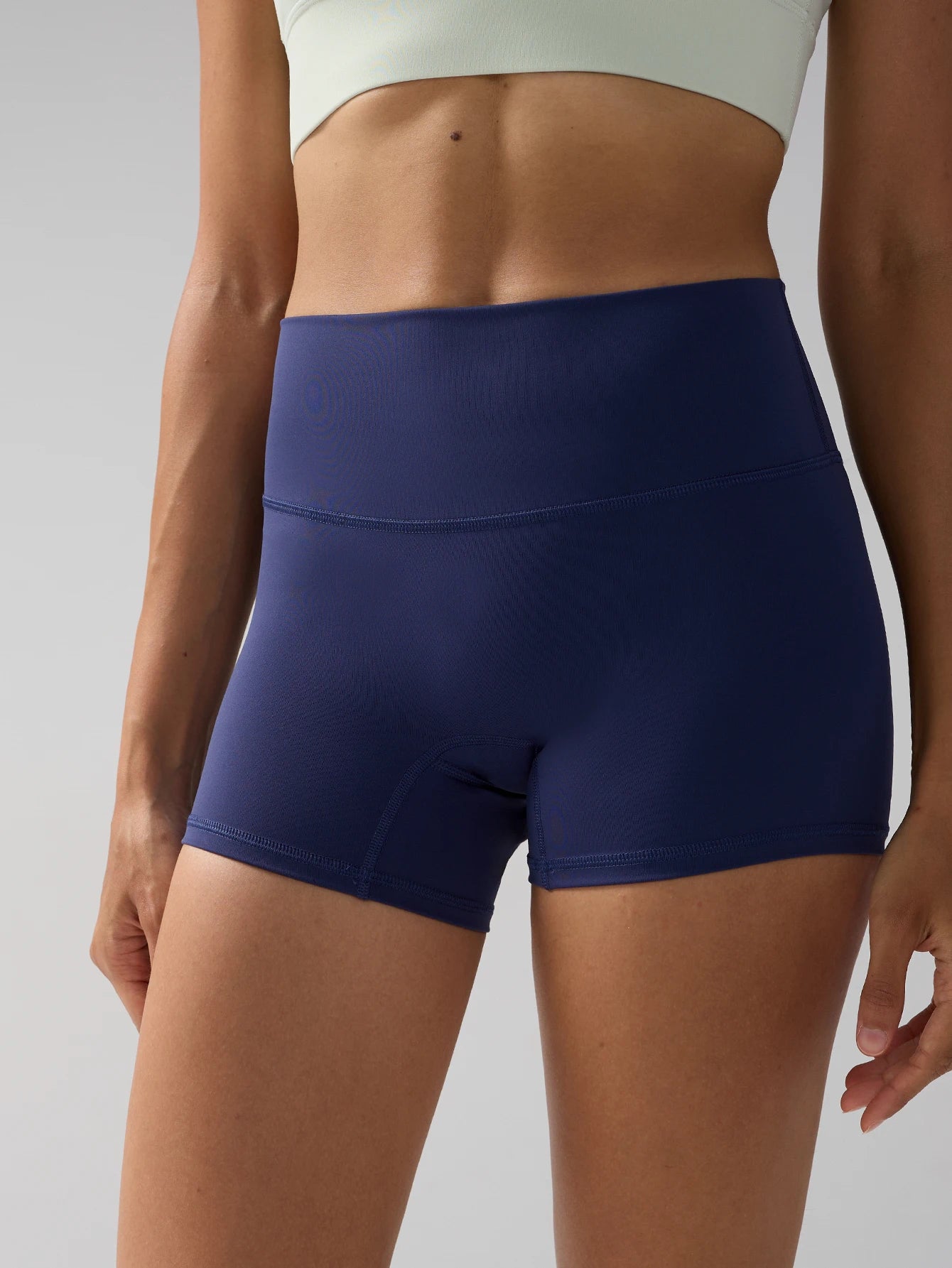 Women's Sports Yoga Shorts with High Waist Hip Lift Fitness/Running Cycling, 3-point Shorts Quick Drying Women's Yoga Short