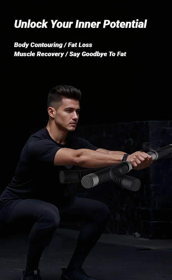 Portable Quiet Weighted Cordless Battle Ropes Space Saving Rope less/Fitness Equipment For Full Body Training Home Indoor