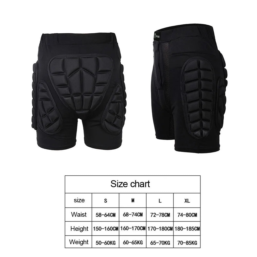 3D Protective Padded Shorts Breathable Winter/Snowboarding Impact Shorts EVA Shorts