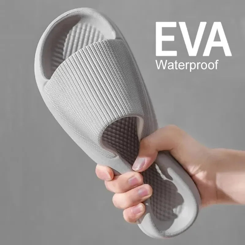Soft Sole Massage Shower Shoes for Women Waterproof/Non-slip Home Leisure Fashion Bathroom Slippers