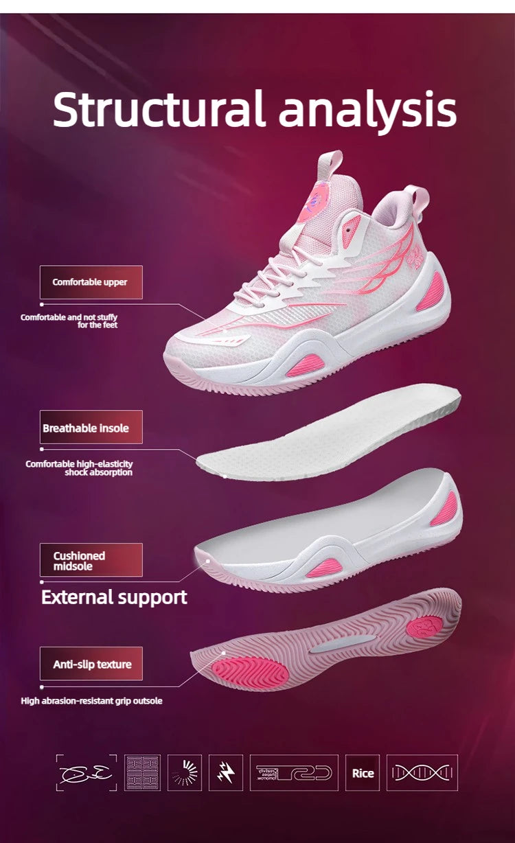 High Quality Sneakers Men Basketball Shoes Light Sports Shoes/Trainer Women Breathable Athletic Outdoor