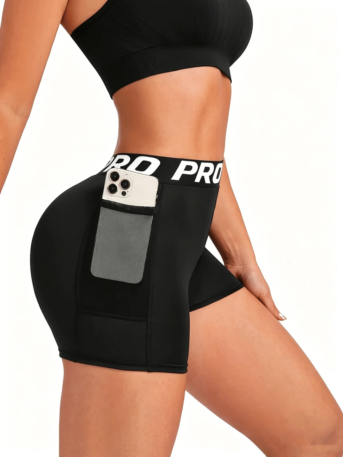 Spring/Summer Women's Activewear Fitness Yoga Shorts/Women's High Waist Butt Lift Tight Pants Ladies Peach Hip Cycling Shorts