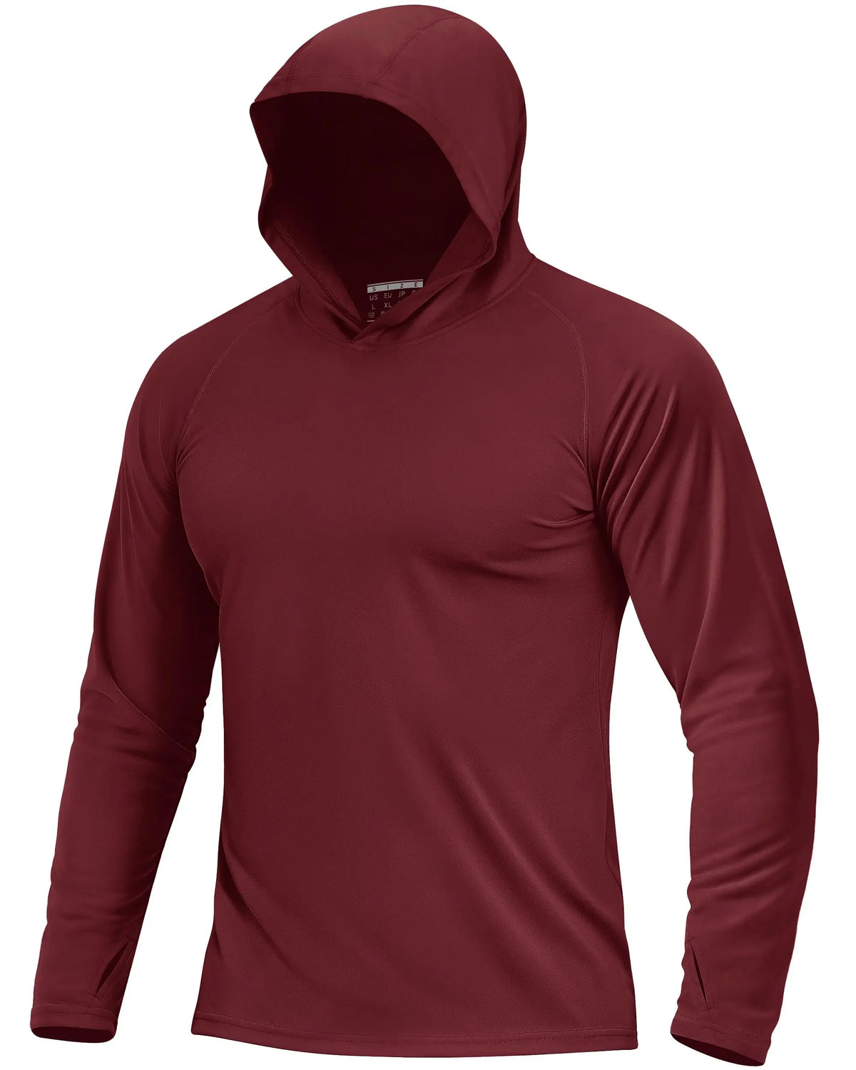 Men's UPF 50+ Sun Protection Hoodie Shirt Long Sleeve Quick Dry/Fishing Shirt Lightweight Outdoor Hiking Workout T-Shirt