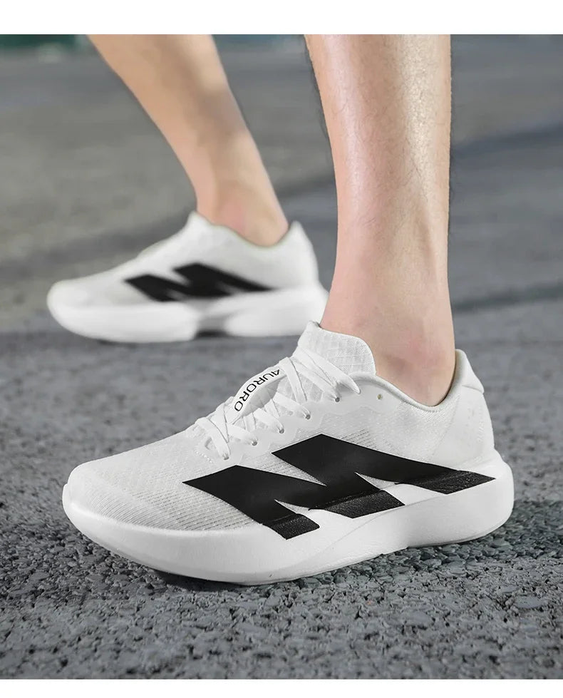 Men Ultra Light Running Shoes Breathable Athletic Sneakers/Shock Absorption Marathon Jogging Training Casual Sports Shoes for Men