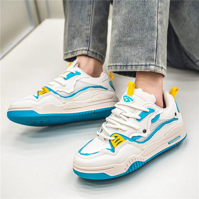 Men's shoes four seasons of the new style students/retro platform leisure sports shoes