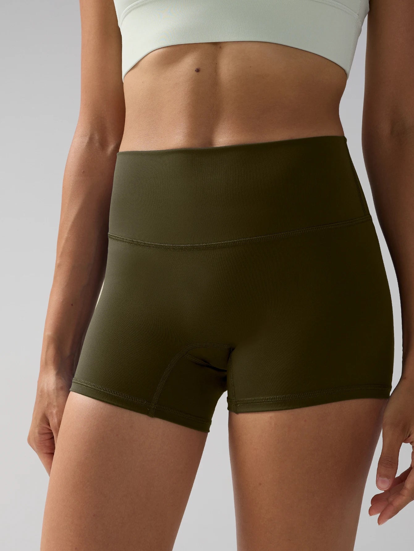 Women's Sports Yoga Shorts with High Waist Hip Lift Fitness/Running Cycling, 3-point Shorts Quick Drying Women's Yoga Short