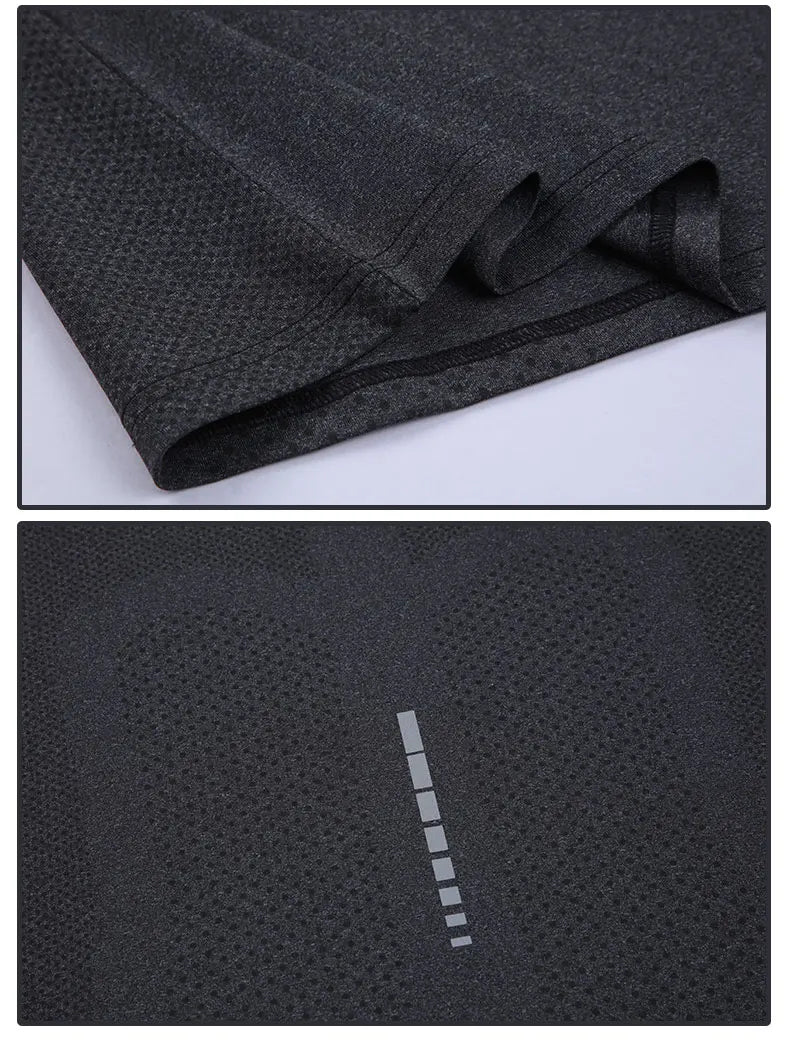 Men's Summer Loose Breathable Short Sleeve Outdoor Cycling/Quick Dry Top Running Tracksuits Fitness T-shirts Muscle Tights